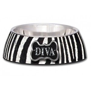 Loving Pets Milano Bowl Diva Zebra